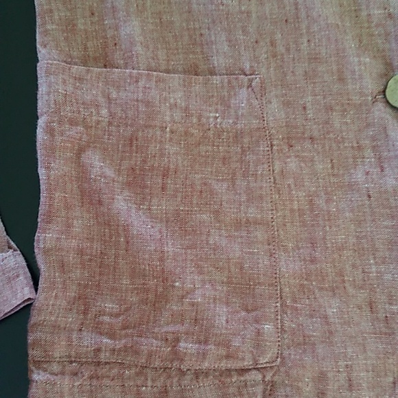 Jones & Co. linen blazer heather red size M - Picture 9 of 15